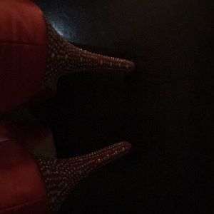 Puzzle platform shoes size 8